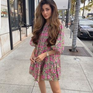 Zara Puff Sleeve Dress